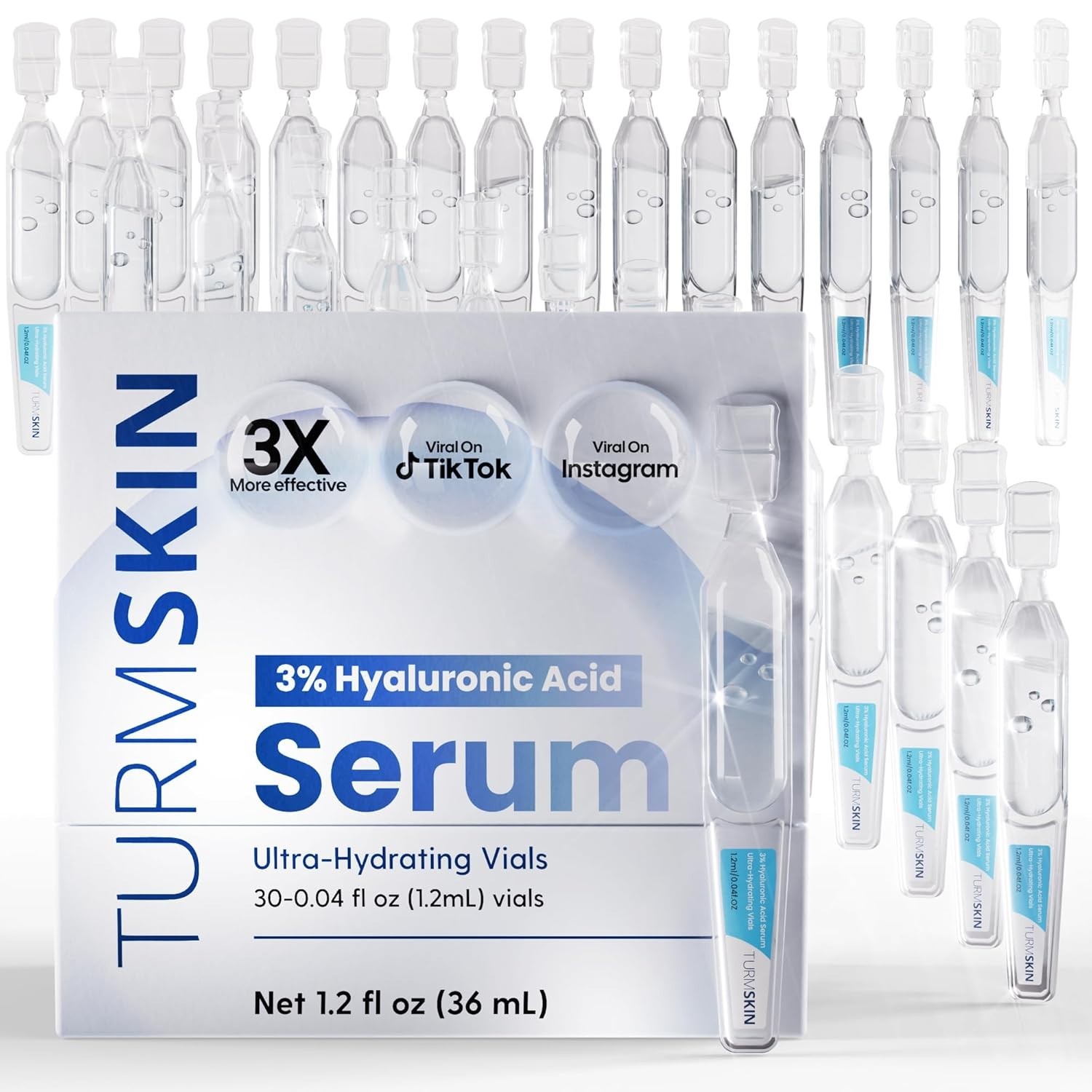 ® Hyaluronic Acid Serum Ampoules [ULTRA HYDRATING VIALS] – 3% Hyaluron Booster