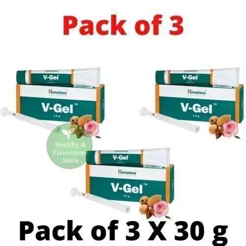 3 x Himalaya V-gel 30gm Each For Women Intimate Health Prevent Infections 2028