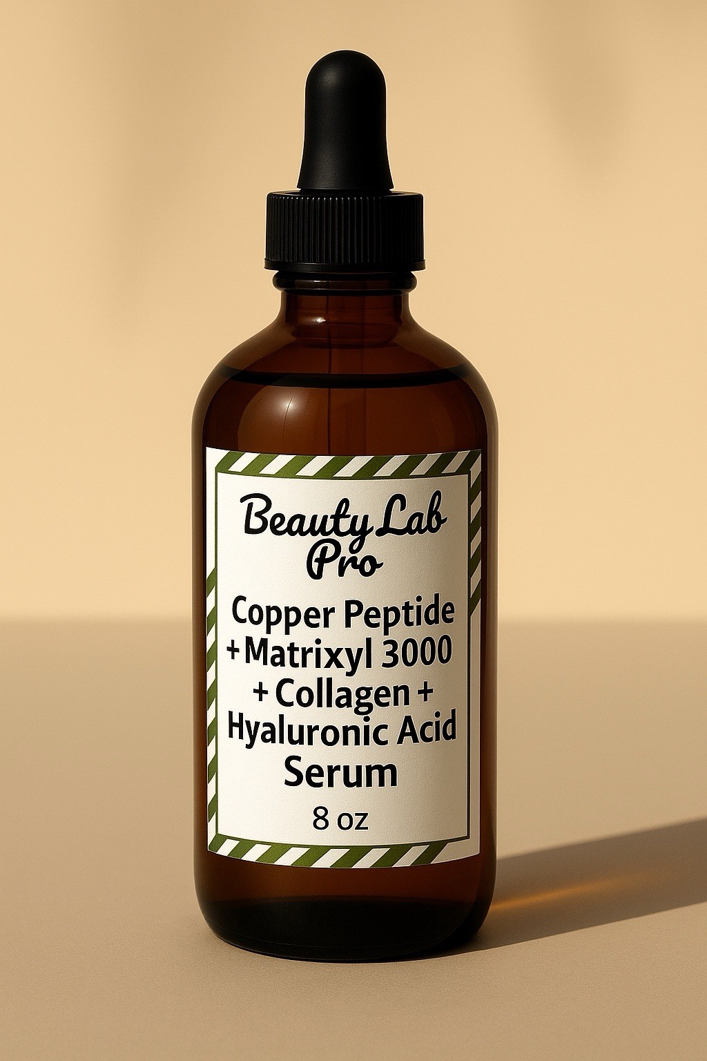 Copper Peptide + Matrixyl 3000 + Collagen + Hyaluronic Acid Serum · 8 oz · USA