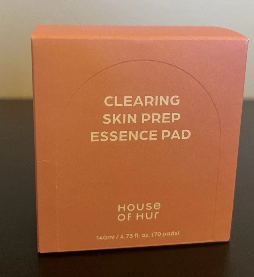 House of Hur Korean Toner Pads 70 Pads (140 ml) Clearing Skin Prep Essence Pads