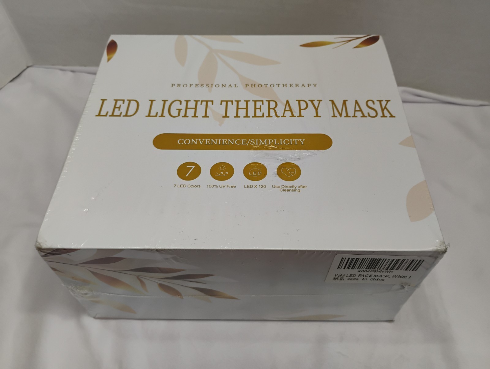 Yahi Red Light Therapy for Face and Neck, Rechargeable and Ergonomic Design for