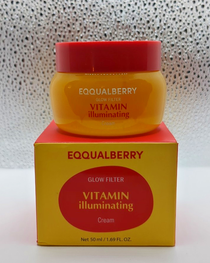EQQUALBERRY Vitamin Illuminating Cream ~ Glow Filter – Vit C ~ Exp: 12/17/2028