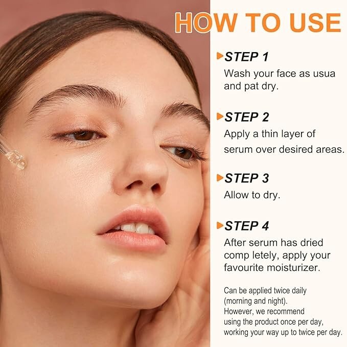 Premium 20% Vitamin C Serum For Face with Hyaluronic Acid, 60 ml