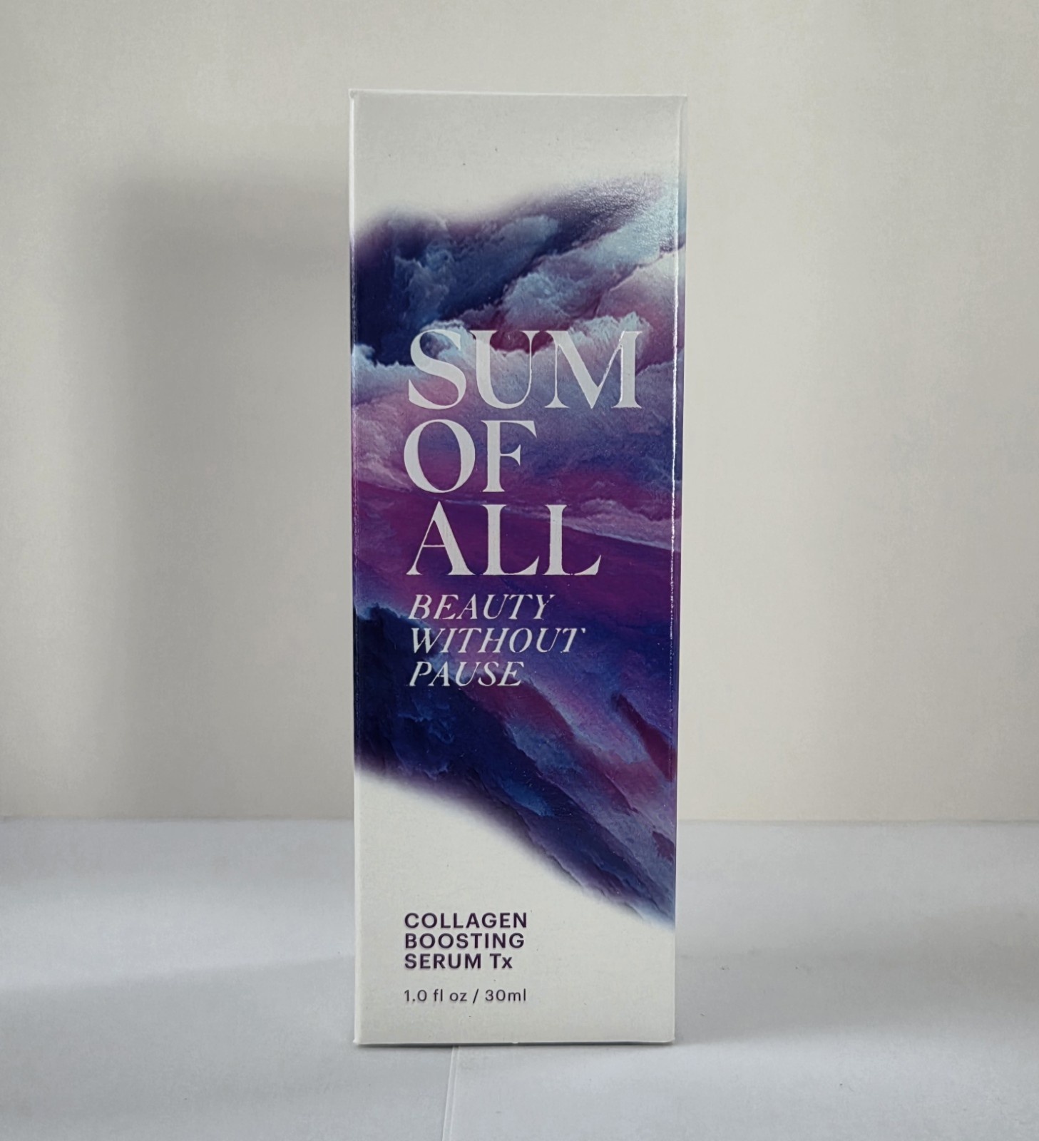 SUM OF ALL Collagen Boosting Serum Tx for Face with Vegan Peptides,Hydrating 1oz
