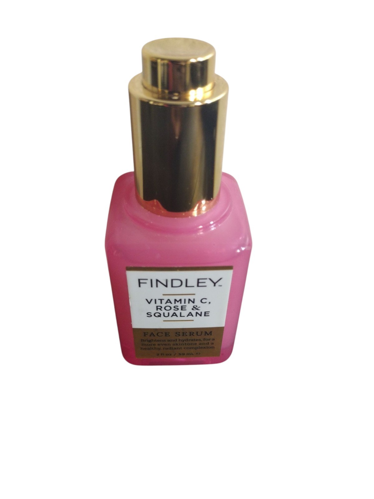 Findley Vitamin C Rose & Squalane Face Serum Brightens & Hydrates 2 .FL Oz
