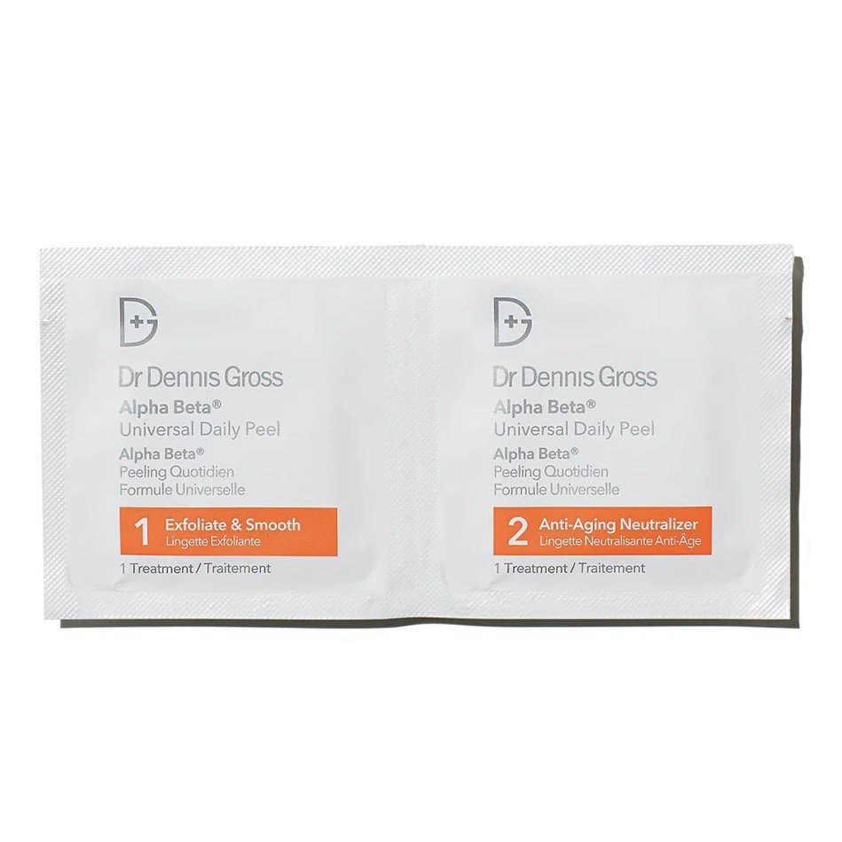DR. DENNIS GROSS ALPHA BETA UNIVERSAL DAILY 2-STEP PEEL PADS 6 TREATMENTS/6PCS