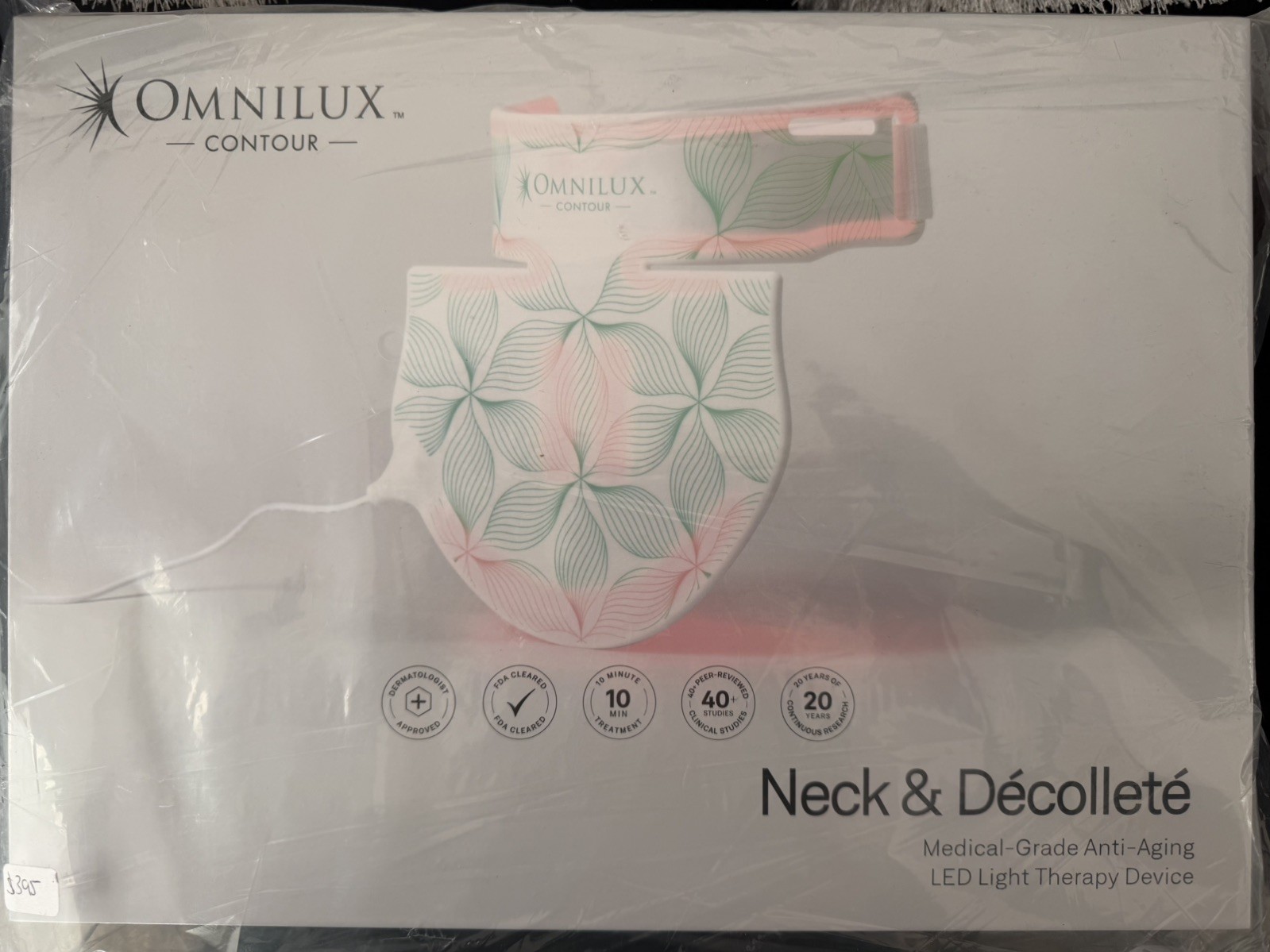 Omnilux Contour LED Face Mask & OmniLux Contour Neck- Age Renewal LED Bundle