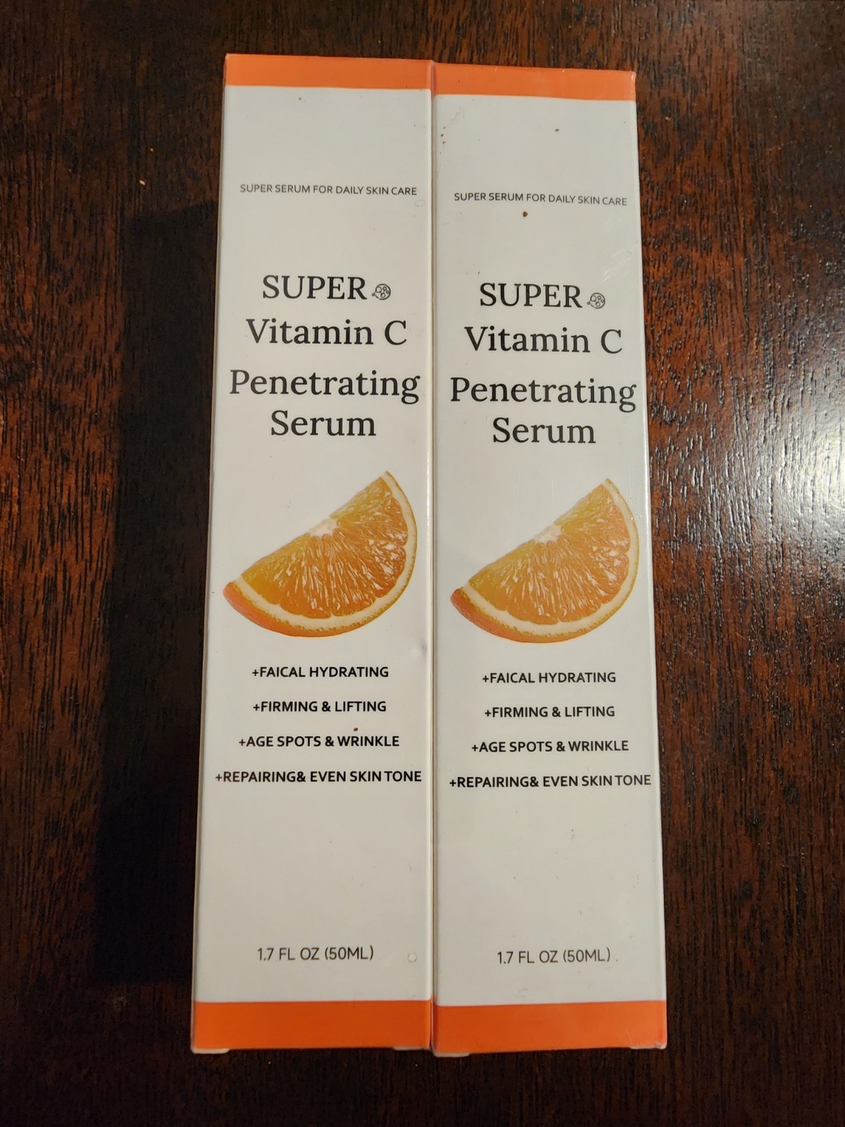 Super Vitamin C Penetrating Serum 2-Pack | Vitamin C | 1.7 oz Each | New Sealed