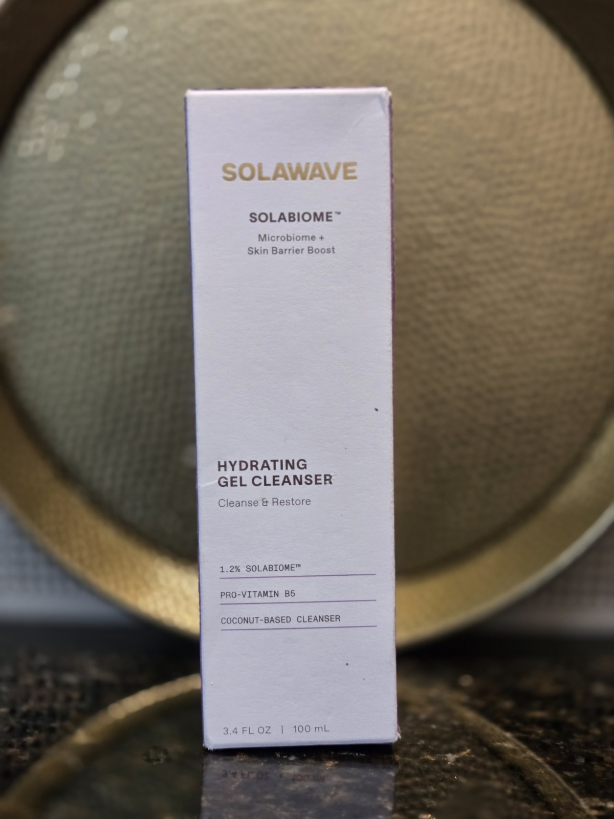 SOLAWAVE 2-in-1 Light Therapy Device + Solabiome Skincare Bundle 4 Pc Set