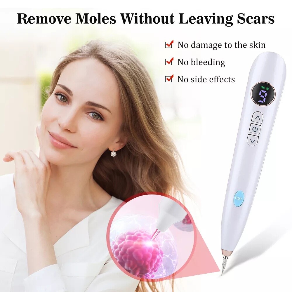 Professional Mole Remover Plasma Pen for Freckles Moles Removes Nevi Tattoos USA