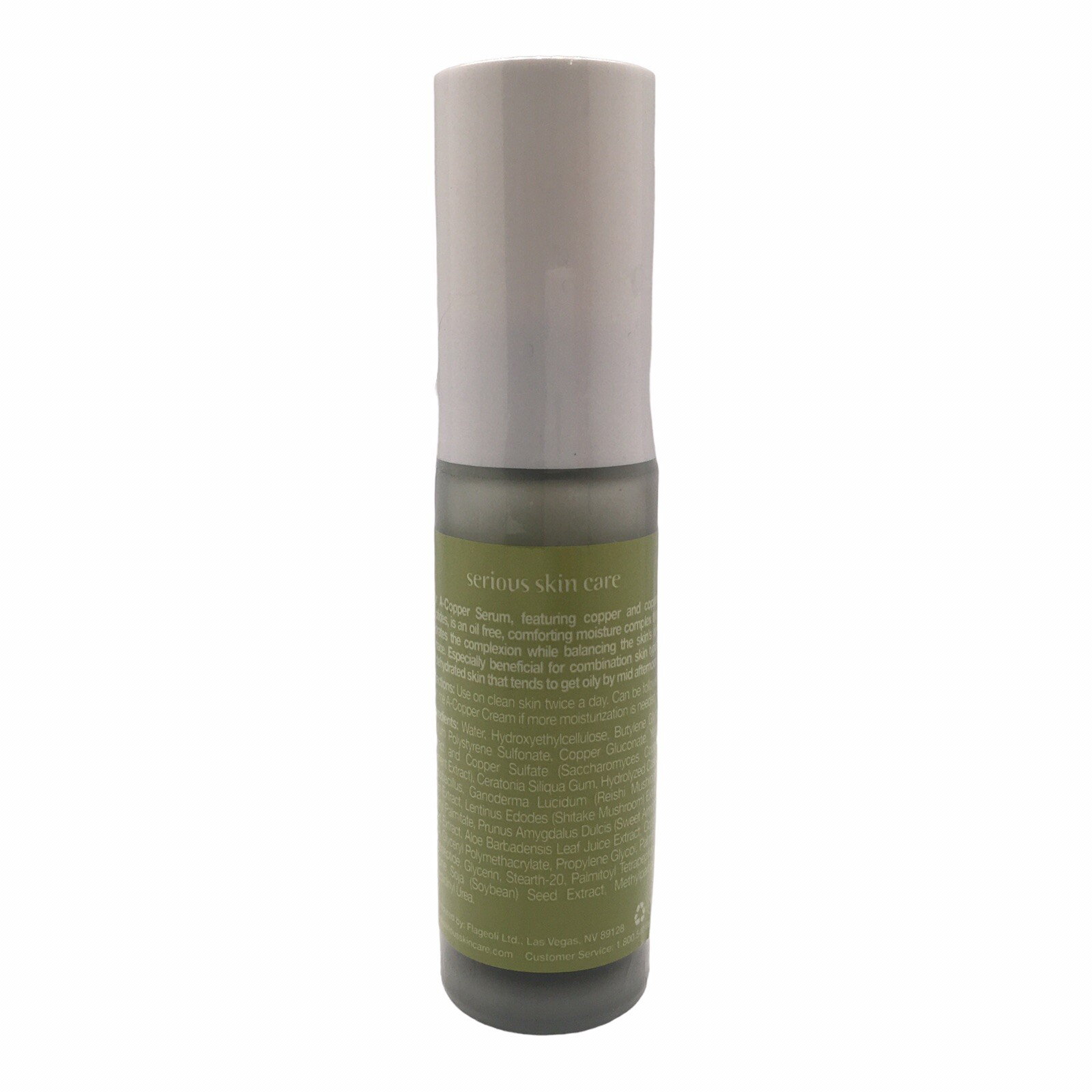 Serious Skin Care A-COPPER Oil Control Serum, 1 Fl. Oz. Glass Bottle RARE HTF