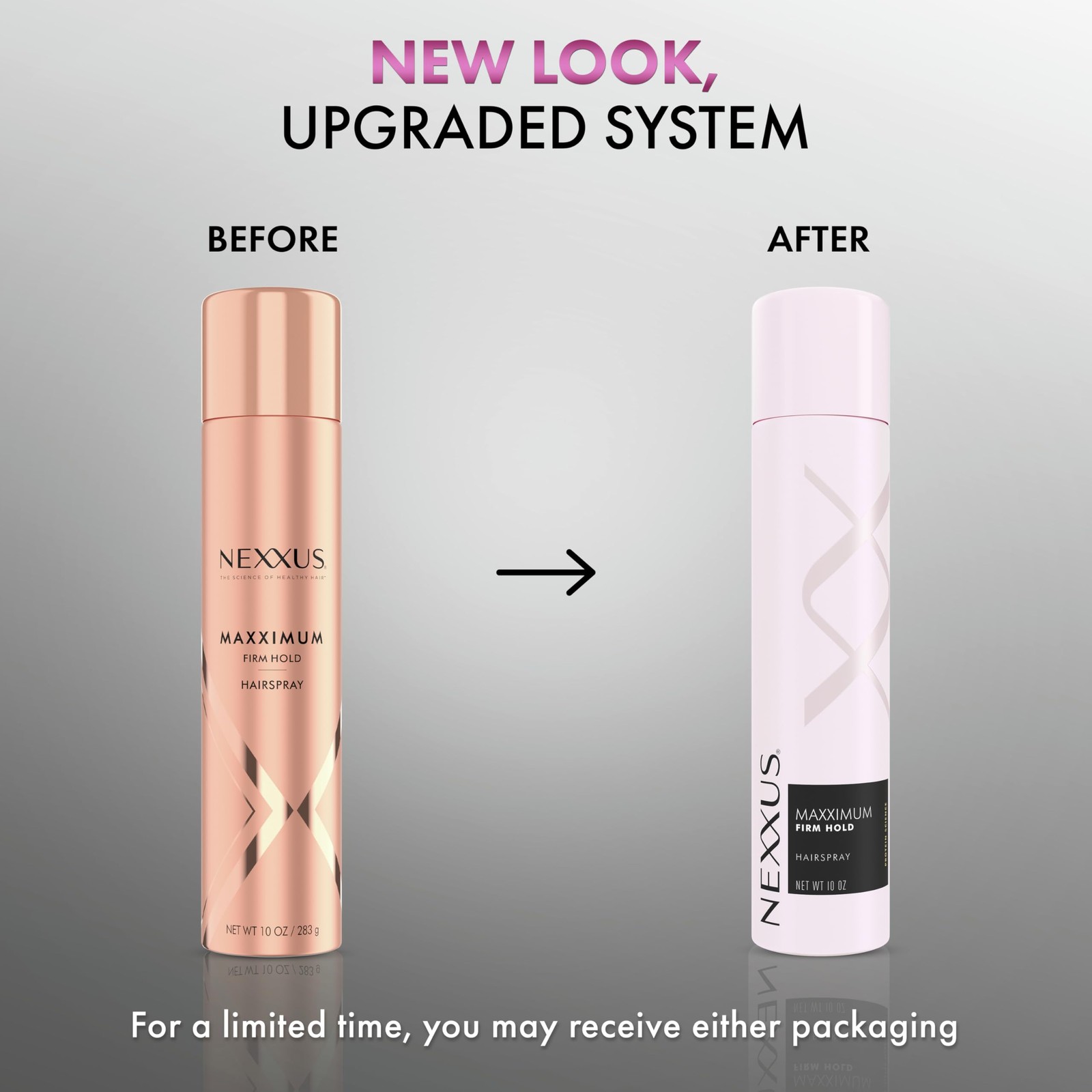 Nexxus Styling Spray Maxximum Finish Firm Hold 10 Ounce (Pack of 1), Pink