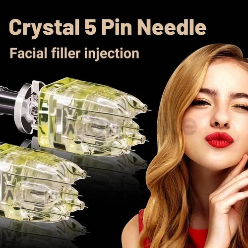 5Pin Crystal Multi Needle Cartridges 32G 1.5mm Mesotherapy Water Light Skin Care