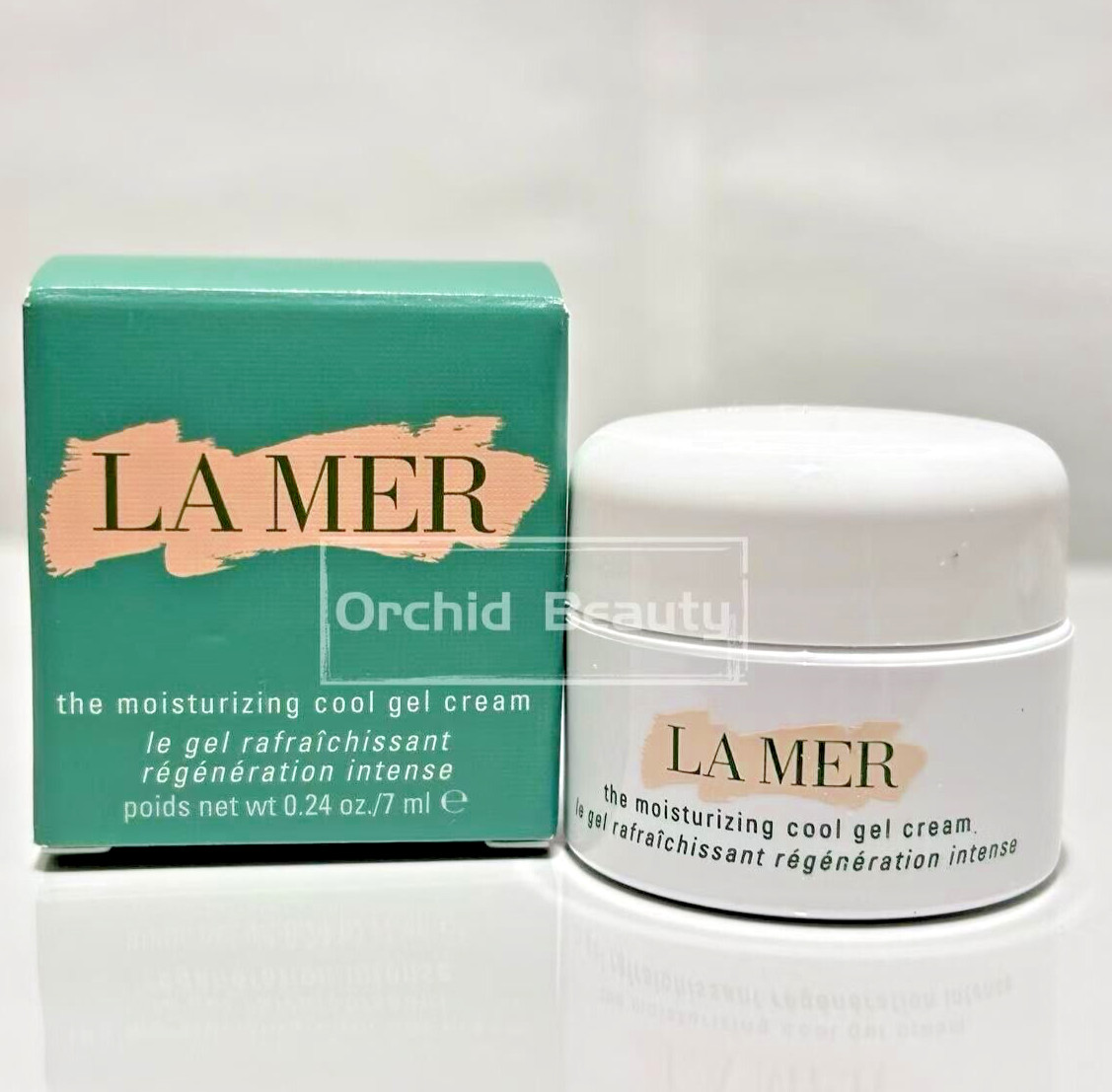 New in box La Mer Moisturizing Face Cool Gel Cream Travel size 7ml/0.24 oz