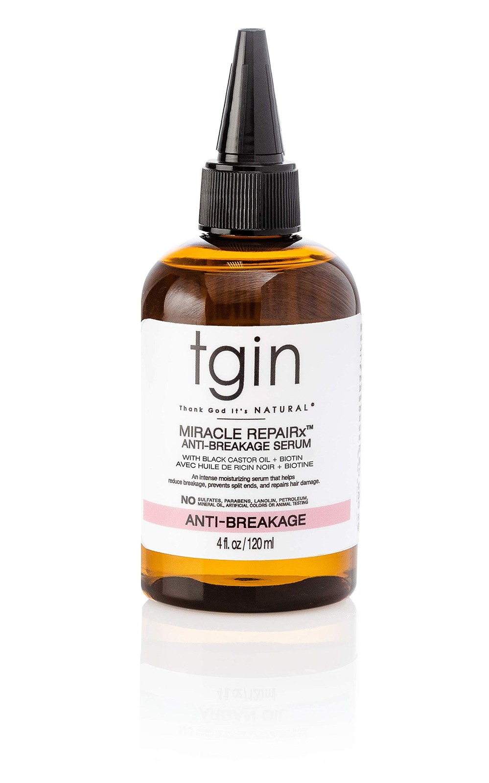 tgin Miracle RepaiRx Anti-Breakage Serum Daily Moisturizer, for Curly, Coily …