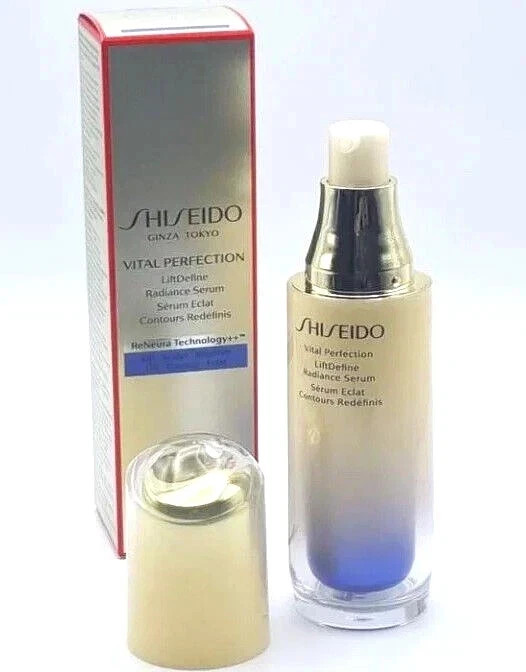 XL Shiseido Vital Perfection LiftDefine Radiance SERUM 2.7oz Benefiance ultimune