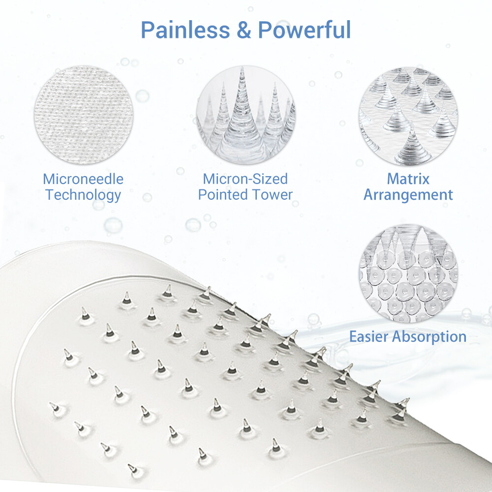 Hyaluronic Acid Micro-needle Eye Patch Anti-aging Wrinkle Fine Line Removal Mask