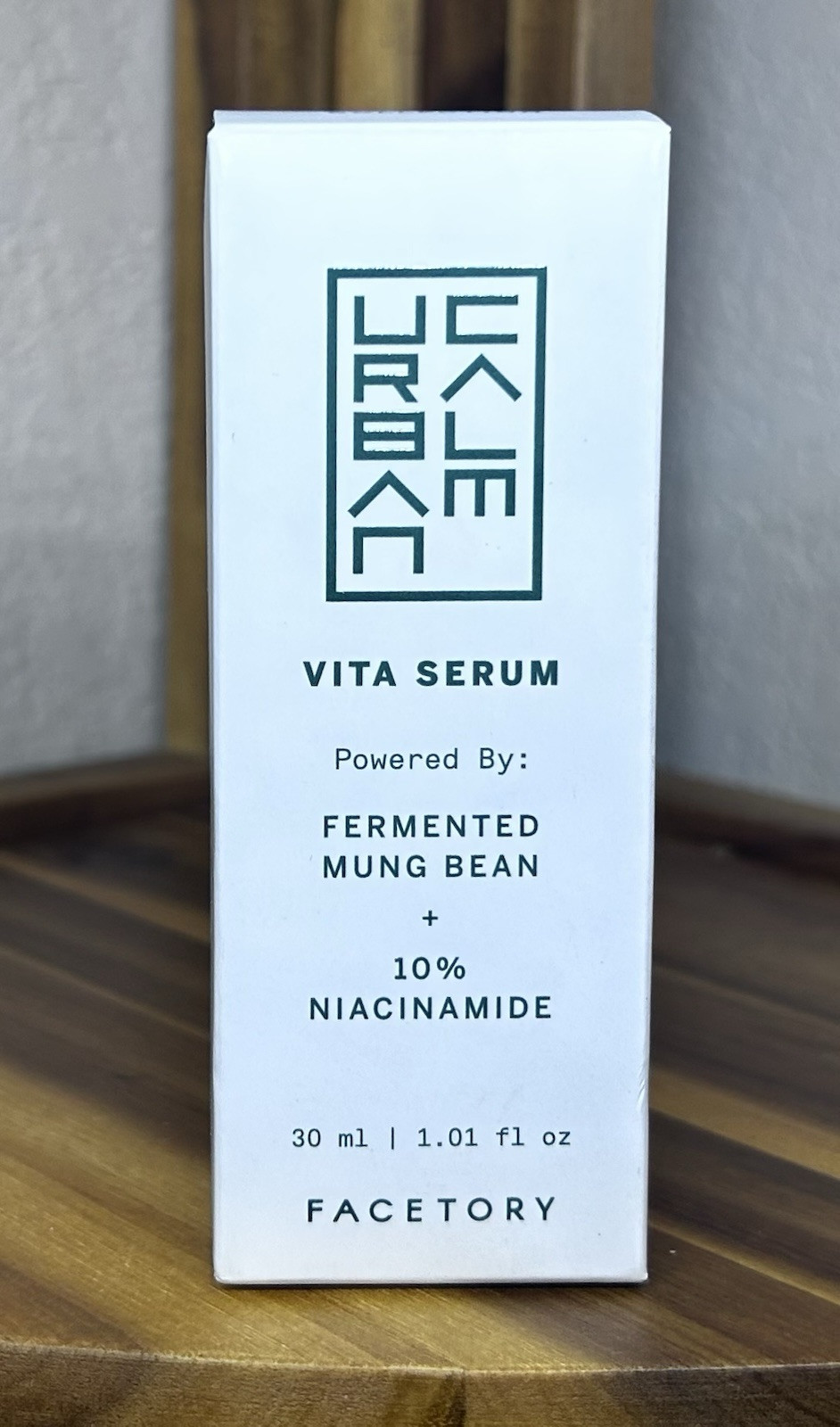 URBAN CALM FACETORY Vita Serum w/Niacinamide (1.01 fl oz/30 ml) NIB Fermented