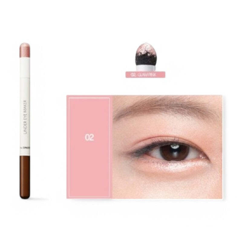 The Saem Saemmul Under Eye Maker 5 Colors #02 Glam Pink #dau