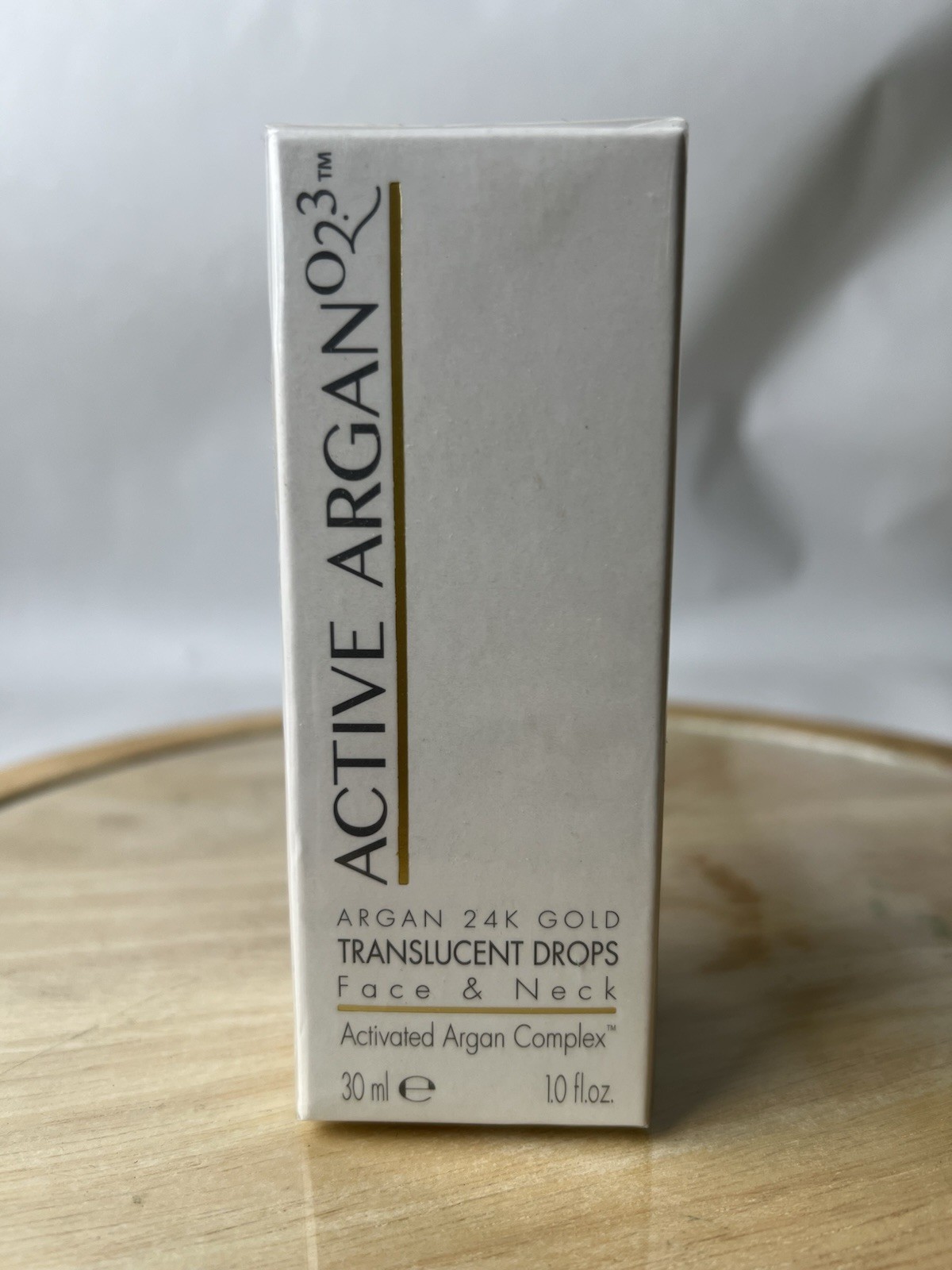 NEW Active Argan Drops 24K Gold Translucent Drops Face & Neck – 1.0 Fl. Oz.