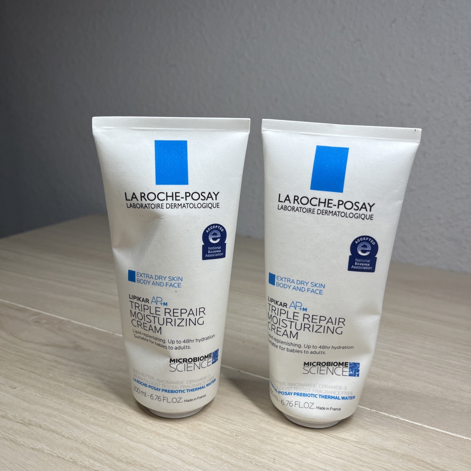 Lot Of 2 La Roche-Posay Lipikar AP+M Triple Repair Moisturizing Cream 6.76oz.