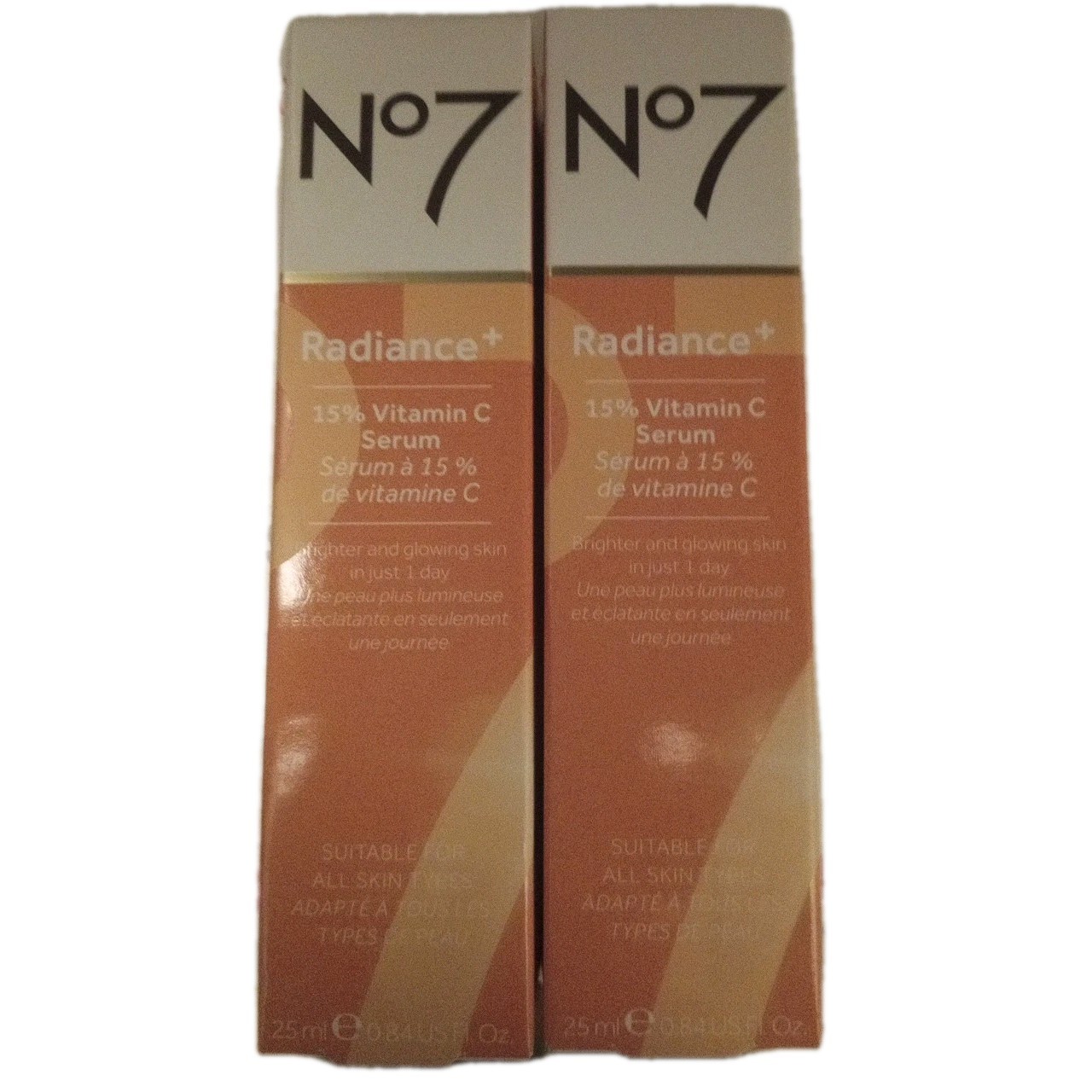 Lot Of 2 No7 Radiance+ 15% Vitamin C Serum Exp-1/2027