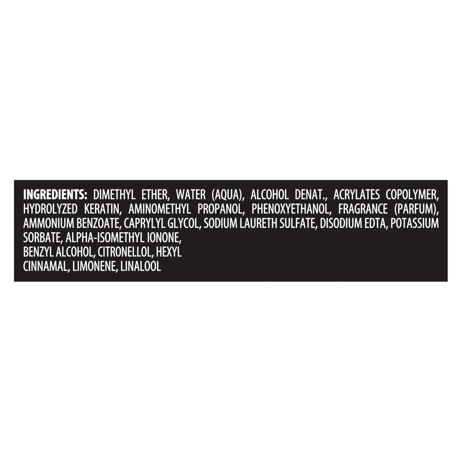 TRESemmé Anti-Frizz Finishing Spray Keratin Smooth 7 Ounce (Pack of 1), Black