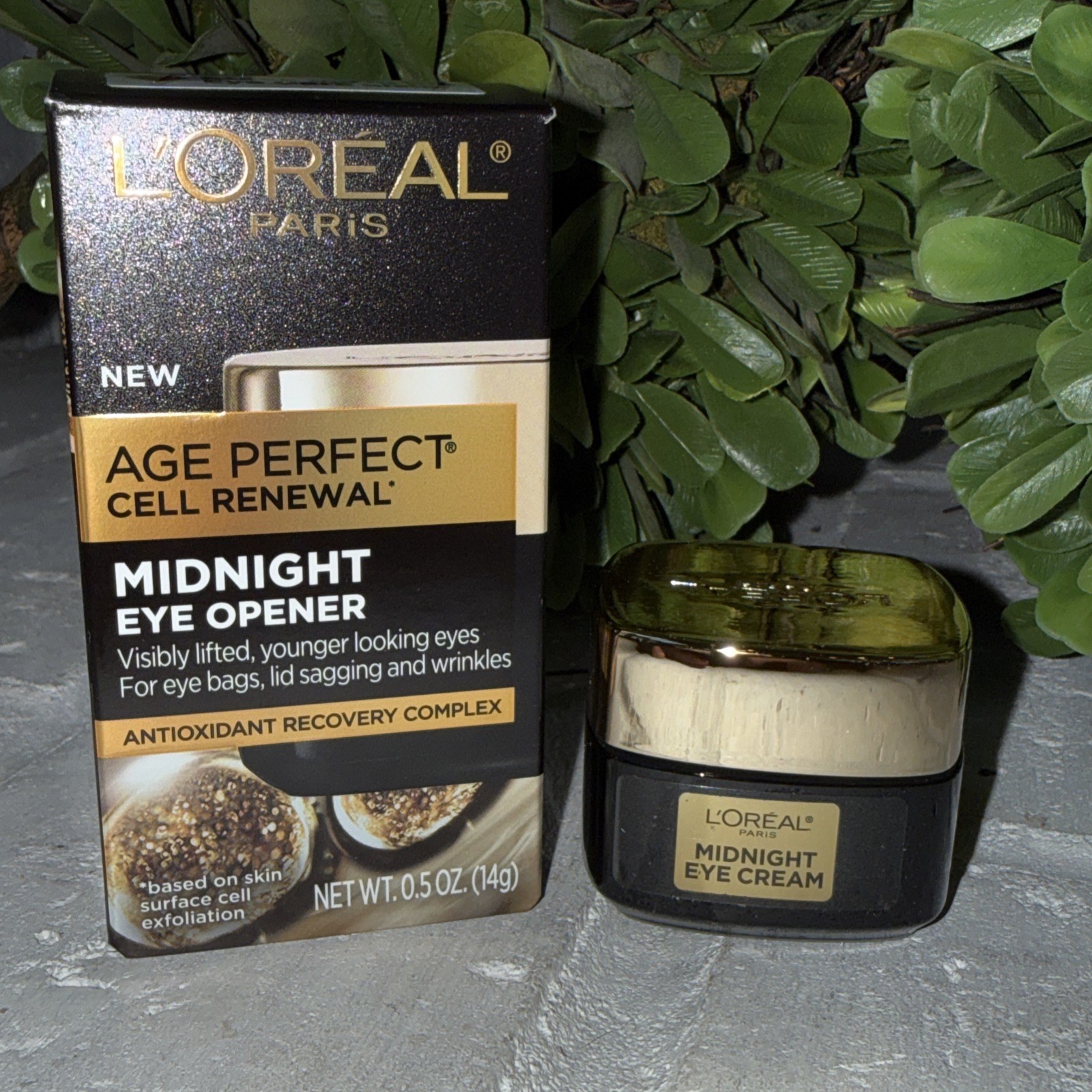 NEW! L’Oreal Paris Age Perfect Cell Renewal Midnight Eye Opener Cream 0.5oz NIB