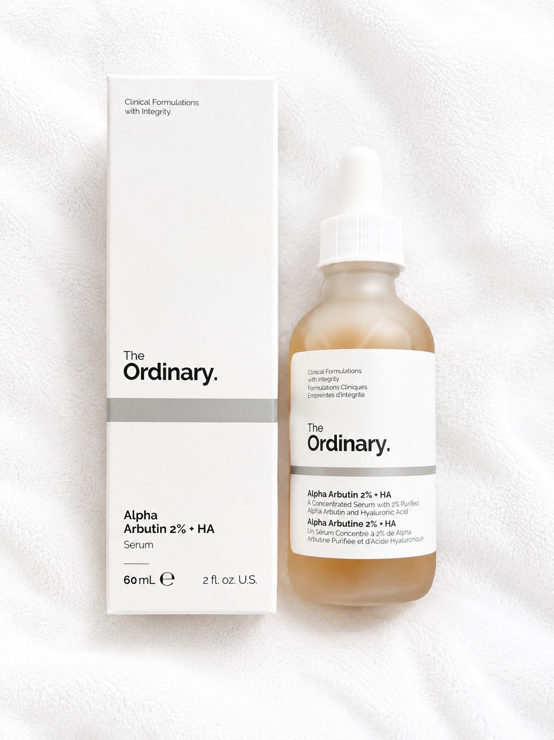 The Ordinary Alpha Arbutin 2% + HA Serum – 60ml / 2 fl oz Large Size