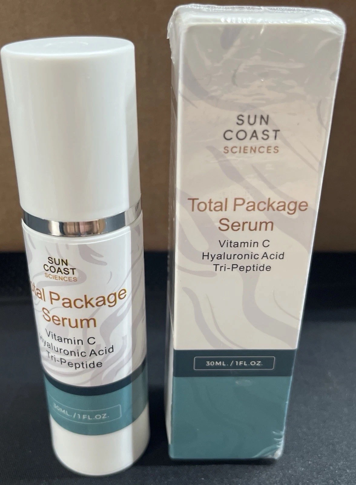 Coast Science Total Package Face Serum Vitamin C Hyaluronic Acid 1oz