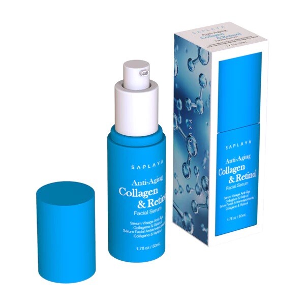 SAPLAYA Anti-Aging Collagen & Retinol Facial Serum 1.7Oz