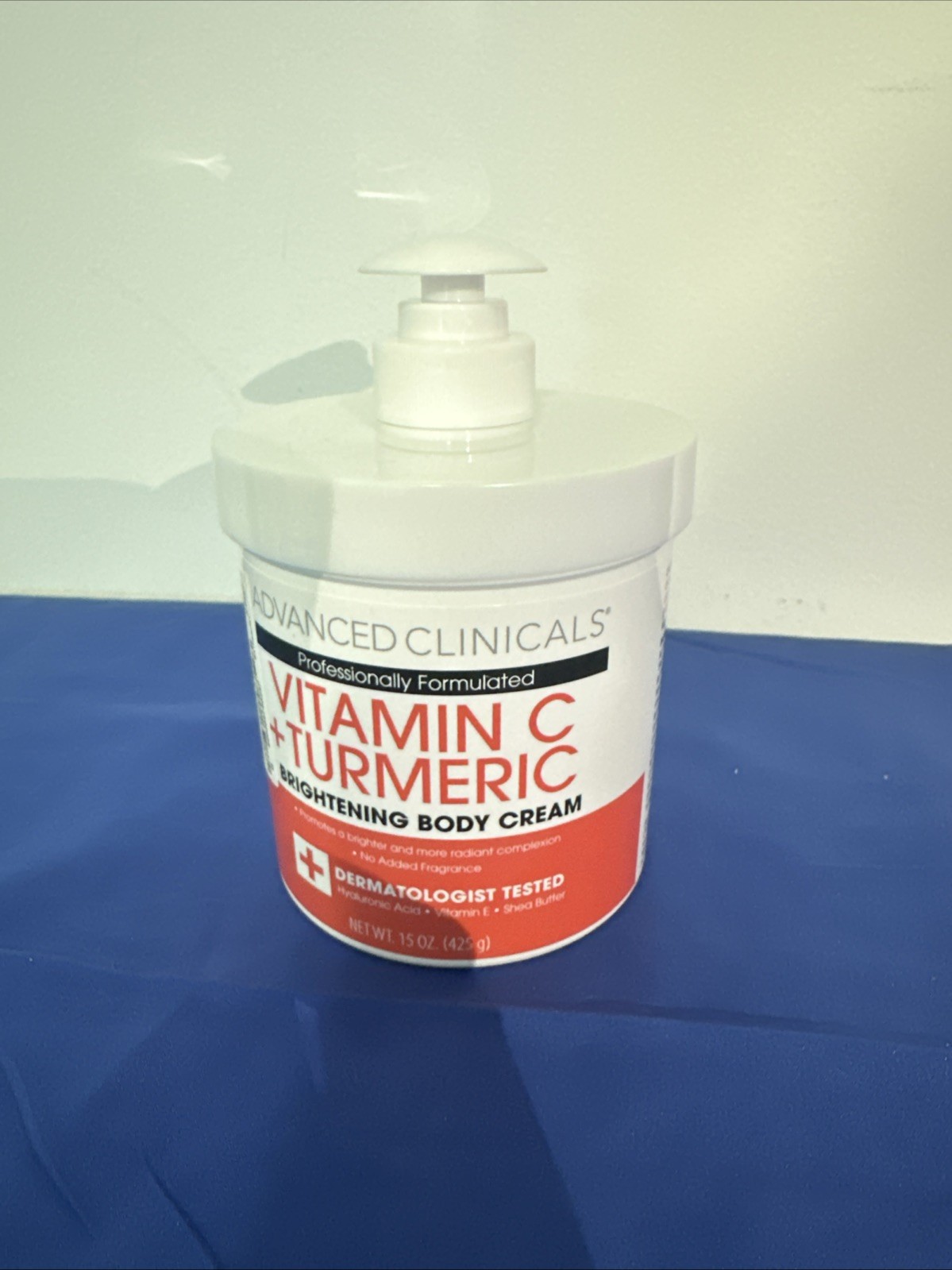 ADVANCED CLINICALS ~ VITAMIN C + TURMERIC Brightening FACE BODY & CREAM 425g