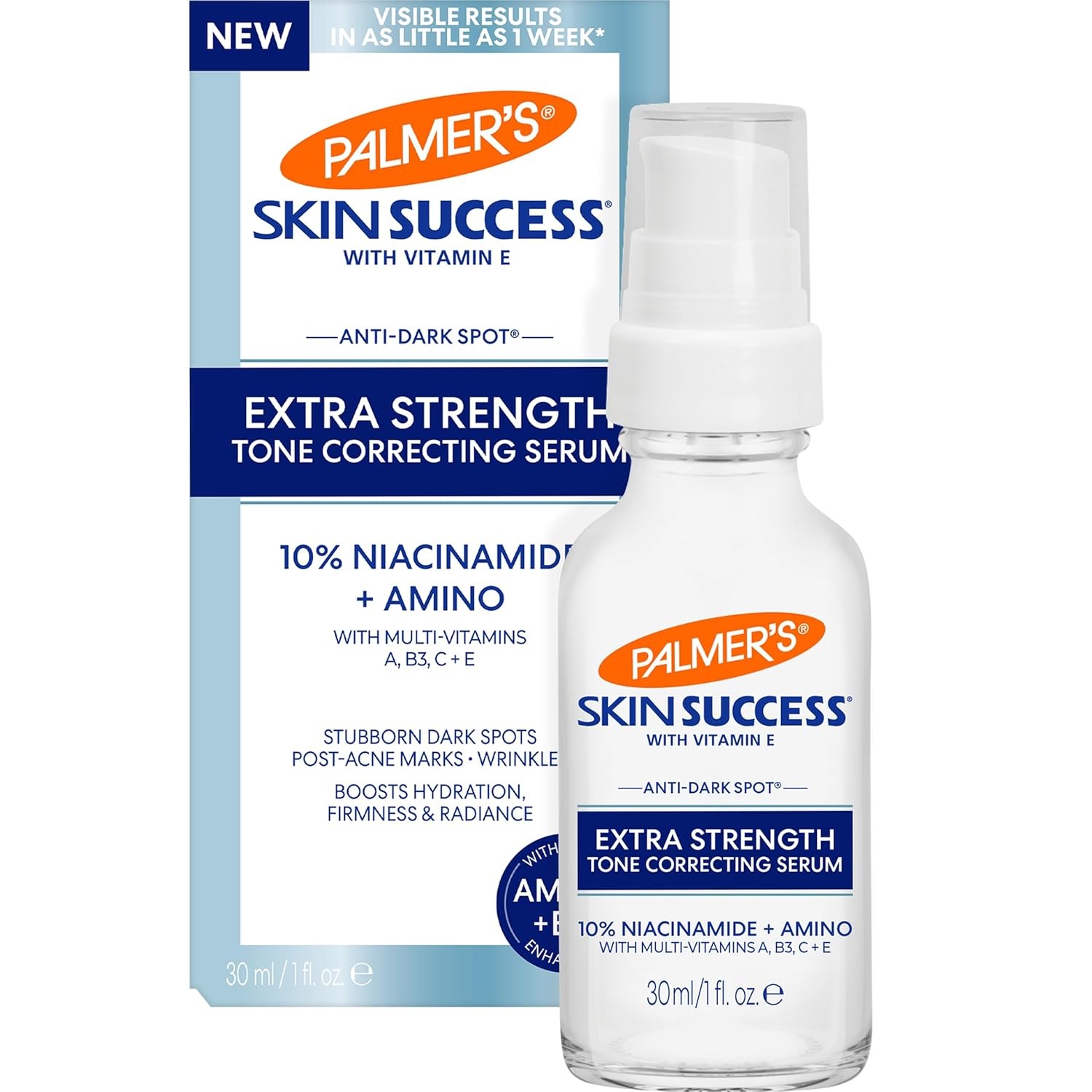 Palmer’s Skin Success Extra Strength Tone Correcting Face Serum, 1.0 Fl Oz