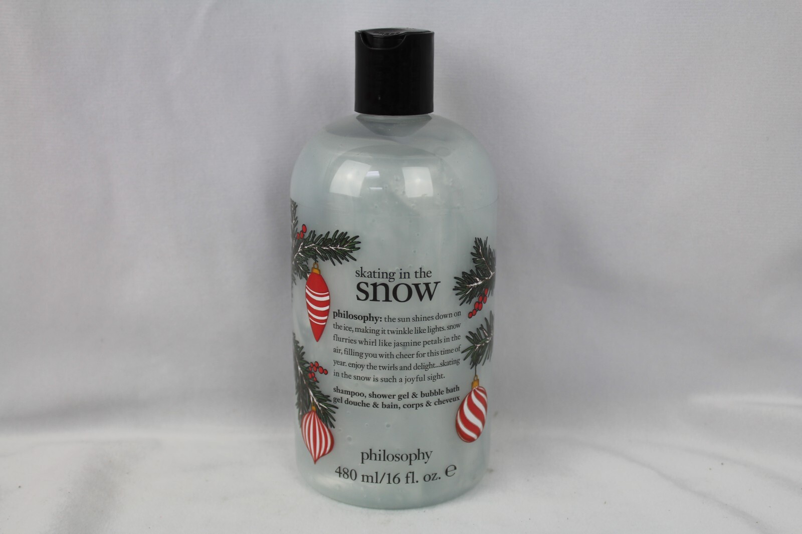 Philosophy Skating in the Snow Shampoo Shower Gel 16 Oz New 2022 Holiday Design