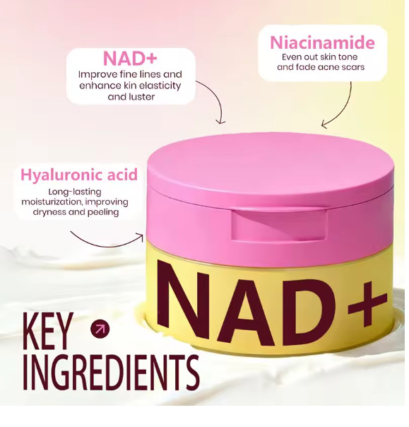 NAD+ Hydrating Face Moisturizer – Korean Anti-Aging Cream for Radiant, Firm & Sm