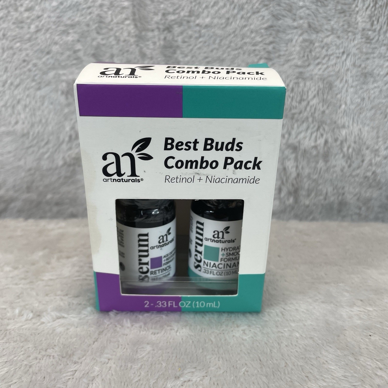 Art Naturals Best Buds Retinol and Naicinamide Treatment Combo Pack Serums