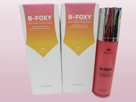 MAELYS B-FOXY INNER THIGH FIRMING CREAM 3.38 OZ BOXED LOT OF 2