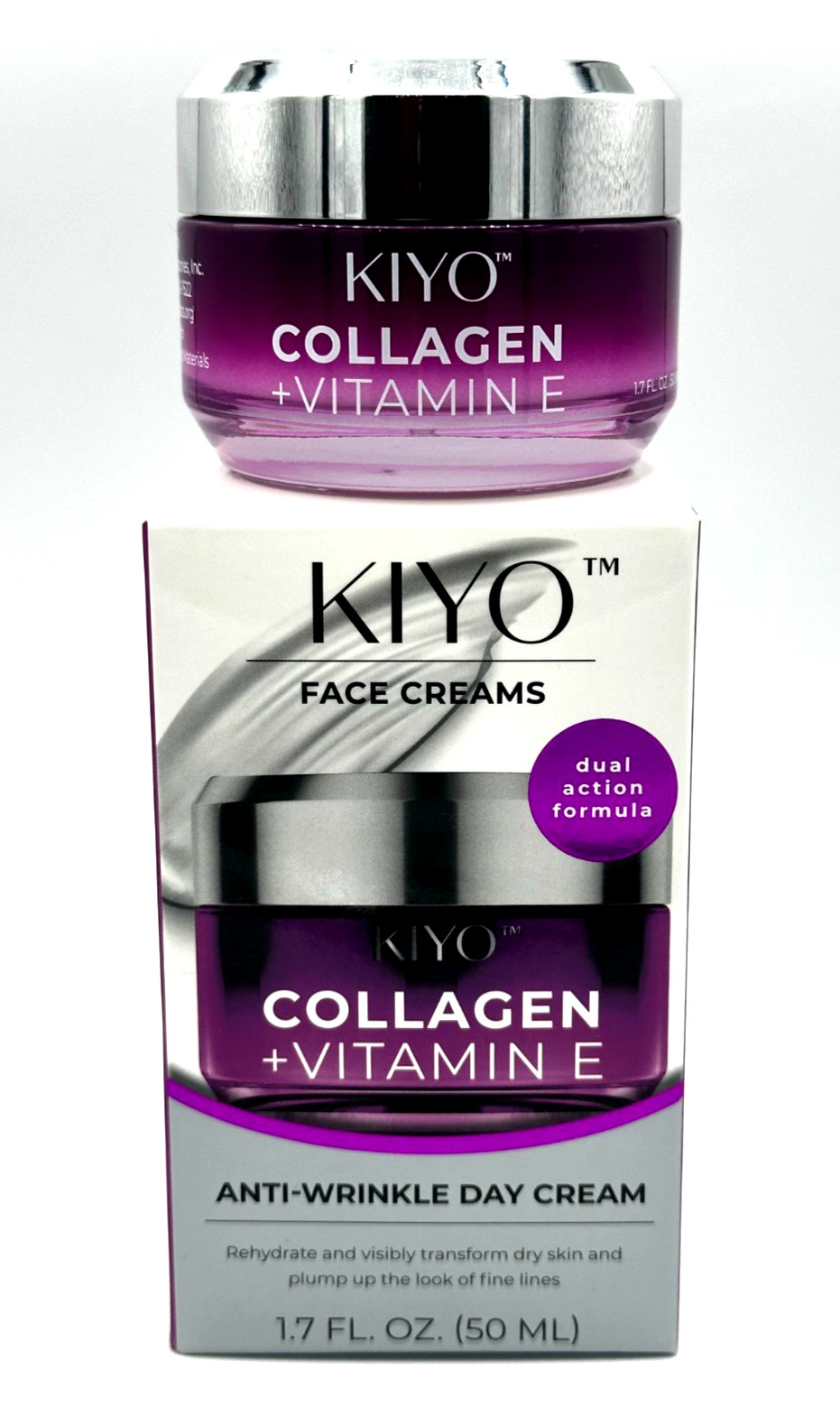 Kiyo Collagen And Vitamin E Anti Wrinkle Day Cream ~ 1.7 oz / 50 ml ~ BNIB ~