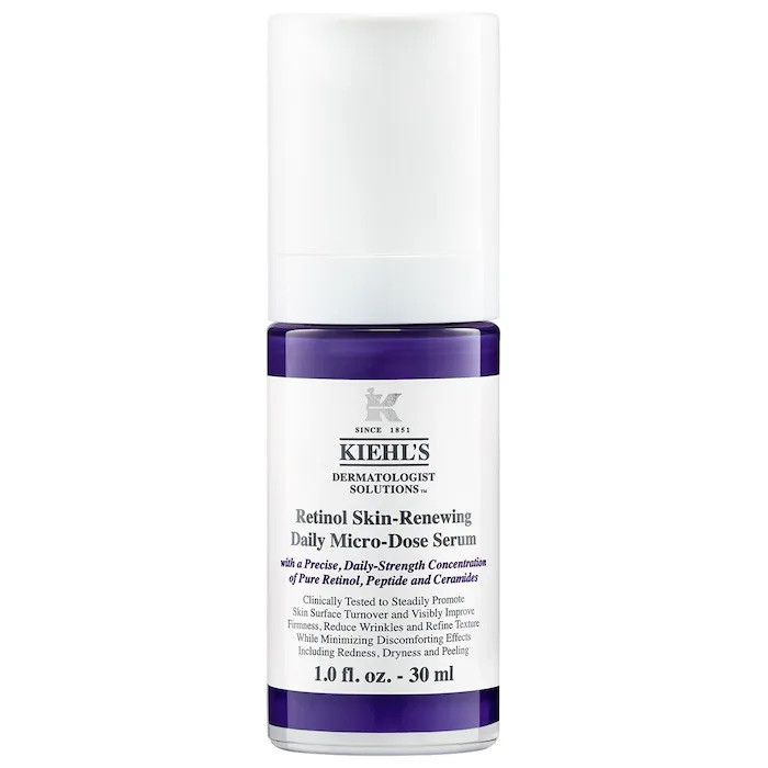 KIEHL’S RETINOL DAILY MICRO-DOSE SERUM WITH CERAMIDES & PEPTIDE (1OZ/30ML) NEW