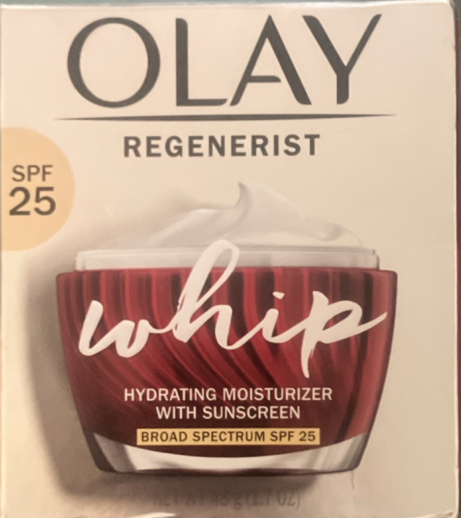 Olay Regenerist Whip Hydrating Moisturizer With Sunscreen Broad Spectrum SPF 25