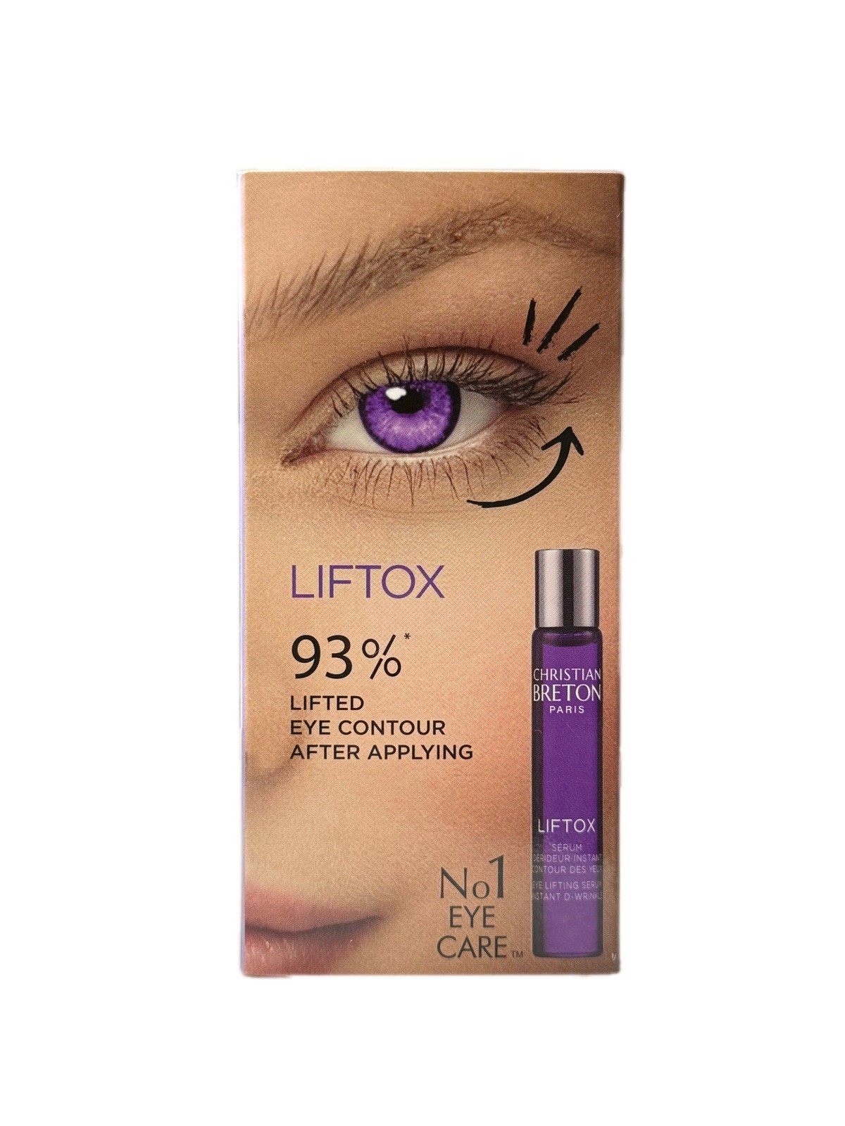 Christian Breton Eye Priority Liftox Eye Serum Roll On Dark Circles 0.30 oz NIB