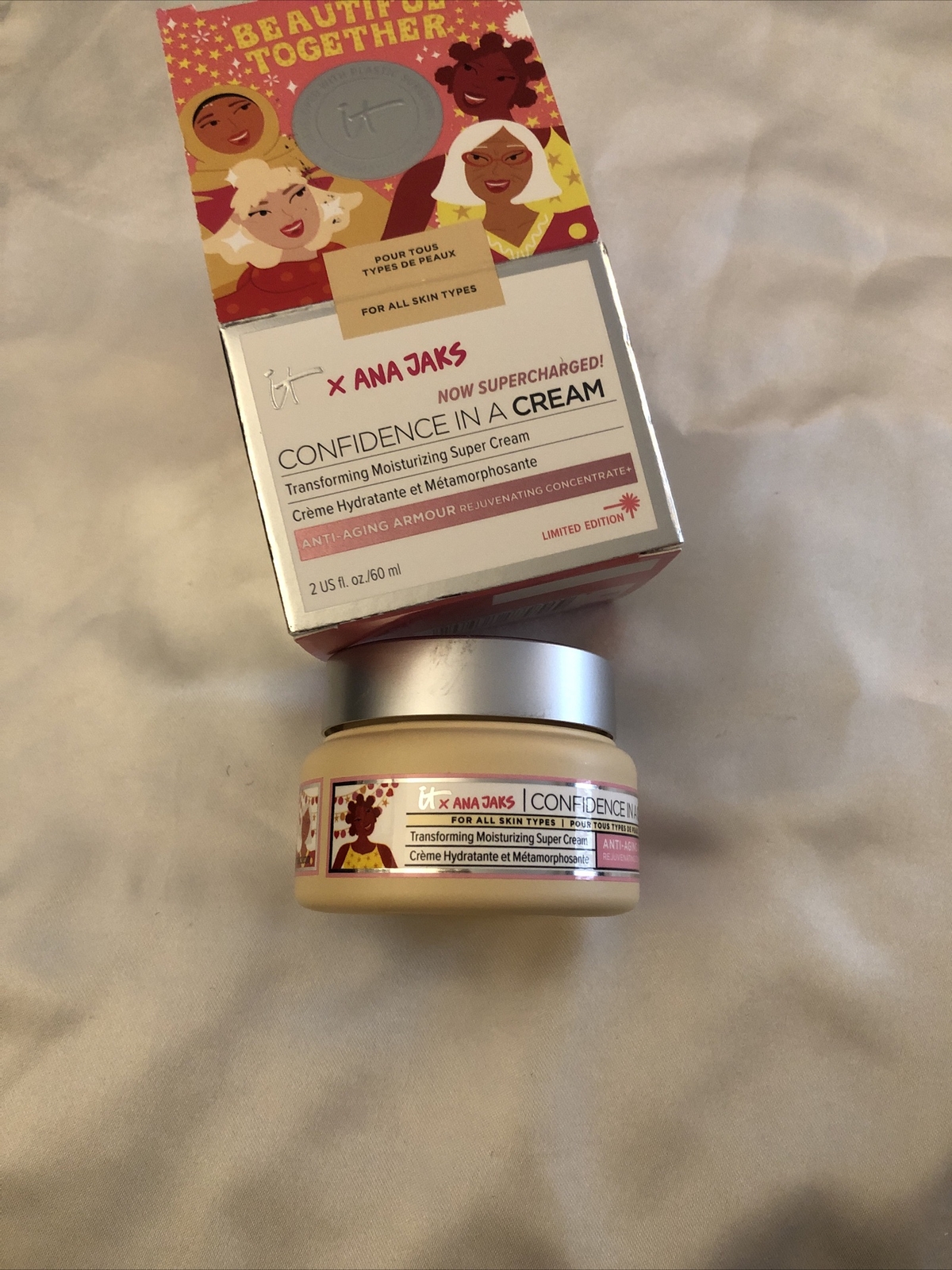 IT Cosmetics x Ana Jaks Confidence In A Cream Anti-Aging Supercharged 60ml NIB