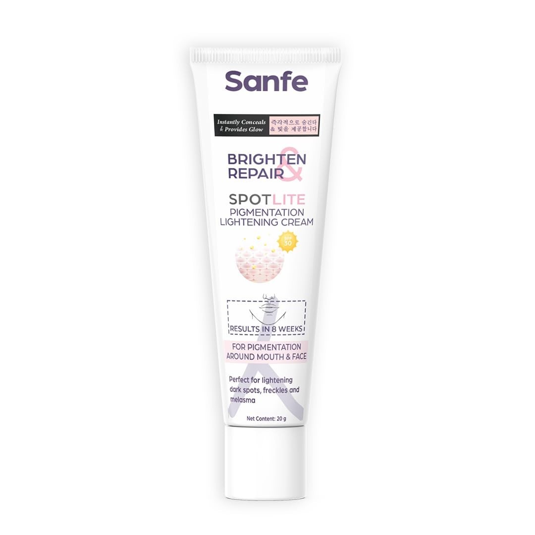 Sanfe Dark Spot Remover For Face Dark Spot Corrector Glow Cream (20gm) With FS