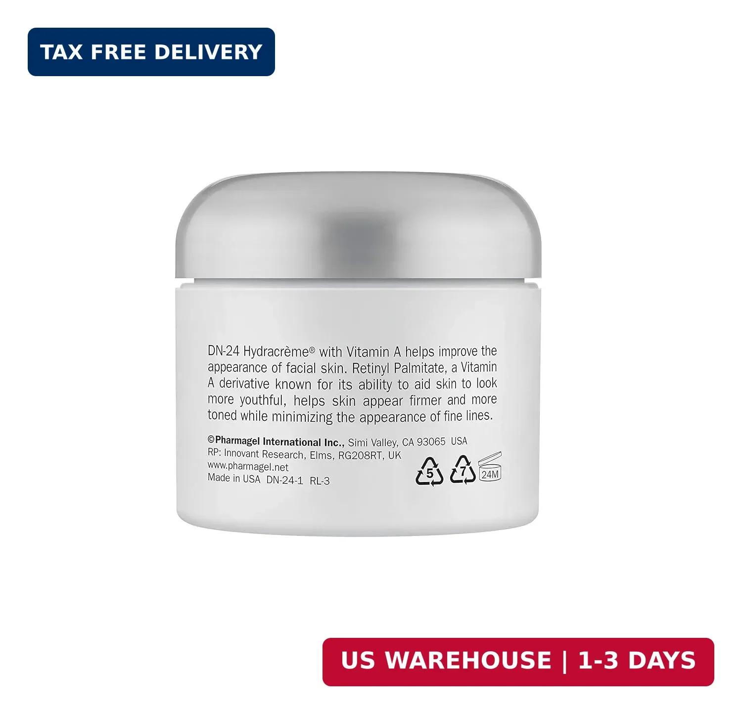 Pharmagel DN-24 Hydracrème – Intensive Vitamin Moisturizer – Day and Night Face