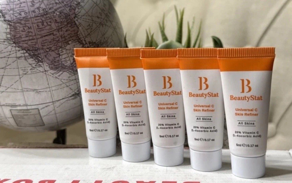 Lot of 5 BeautyStat Universal C Skin Refiner 5ml 0.17oz each Travel Sealed 25ml