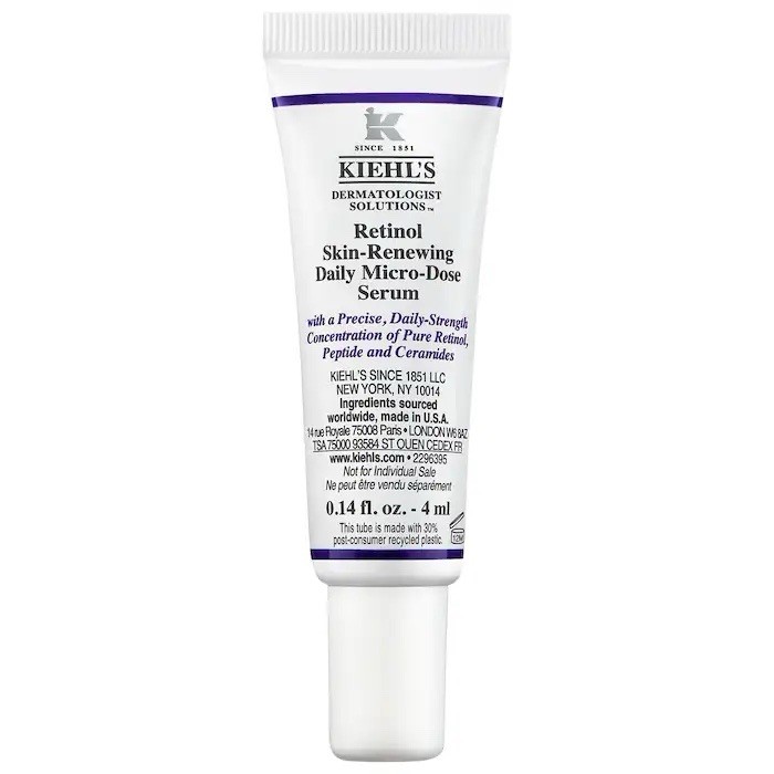 KIEHL’S RETINOL DAILY MICRO-DOSE SERUM WITH CERAMIDES & PEPTIDE (0.14OZ/4ML) 5X