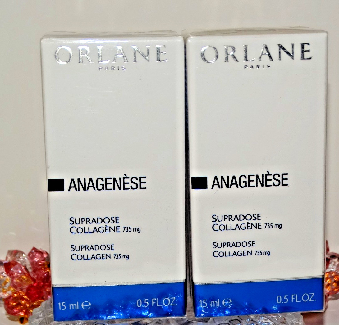 x 2 Orlane Supradose Collagen (15mL / 0.5oz) sealed box 🧡🧡🧡