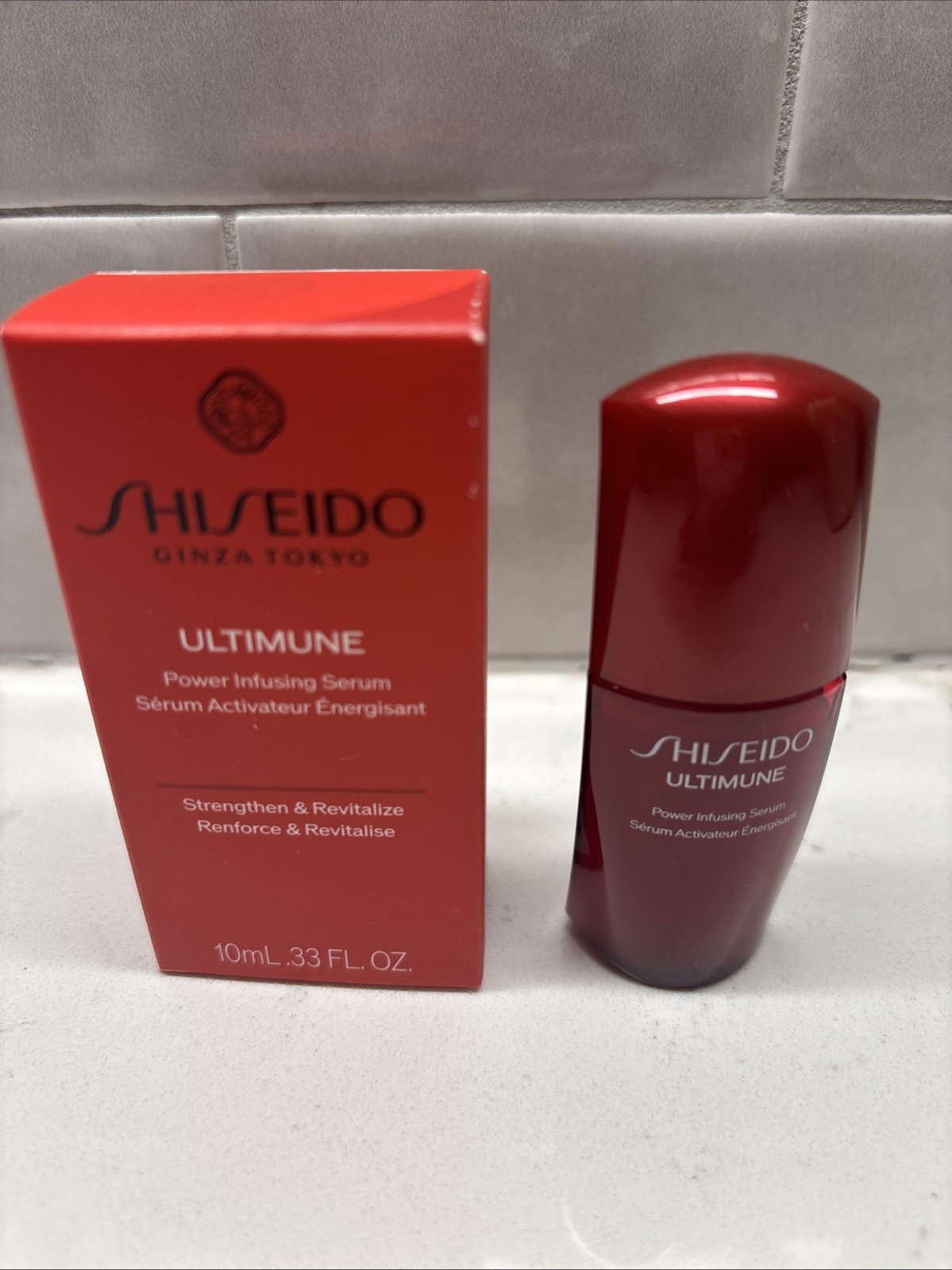 Shiseido Ultimune Power Infusing Serum New & Boxed Travel Size 10 ml / .33 fl oz