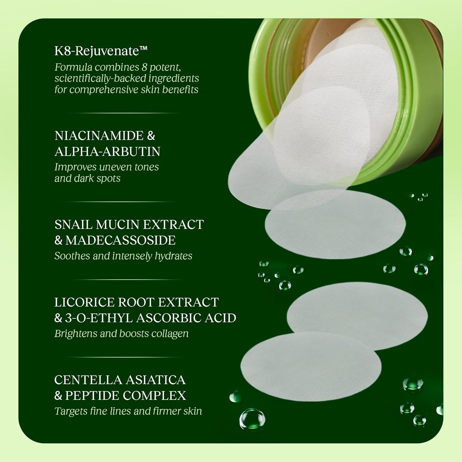 Brighten Dull Skin with K-Beauty Toning Pads – 100 Count Hydrating Solution