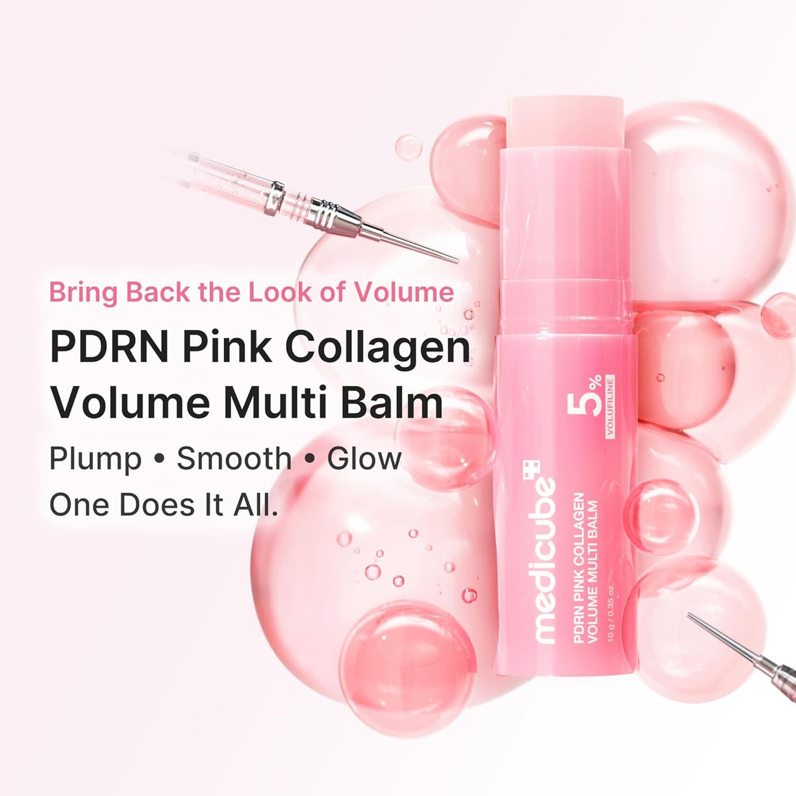 [MED ICUBE] PDRN Pink Collagen Volume Multi Balm – 10g